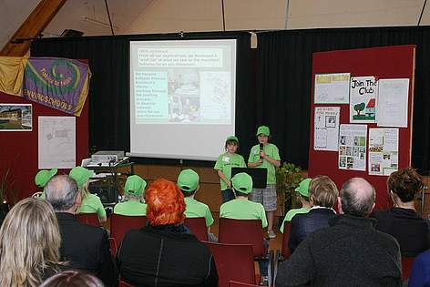 Hukanui Primary School's eco-classroom project, The Living Room, which in 2008 was a recipient of ...
© Hukanui Primary School rel=