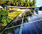 Solar panels in Kiribati